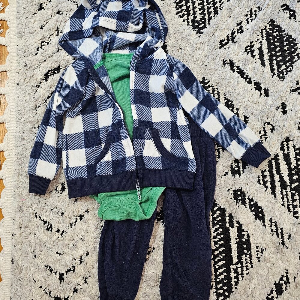 Carter's Baby Boy 3 Piece Jogger Set 18M